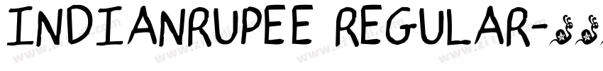 IndianRupee Regular字体转换